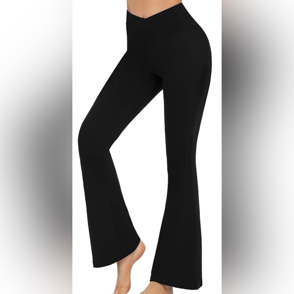 Bell bottom yoga pants size L